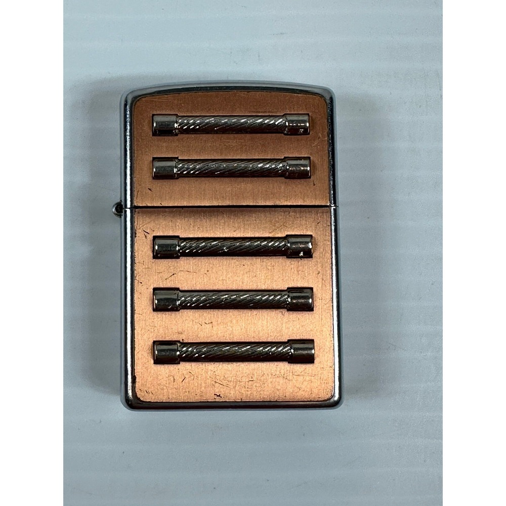 ZIPPO 2003 COPPER HOTWIRE EMBLEM LIGHTER TOBACCIANA CIGAR CIGARETTE BARWARE USED